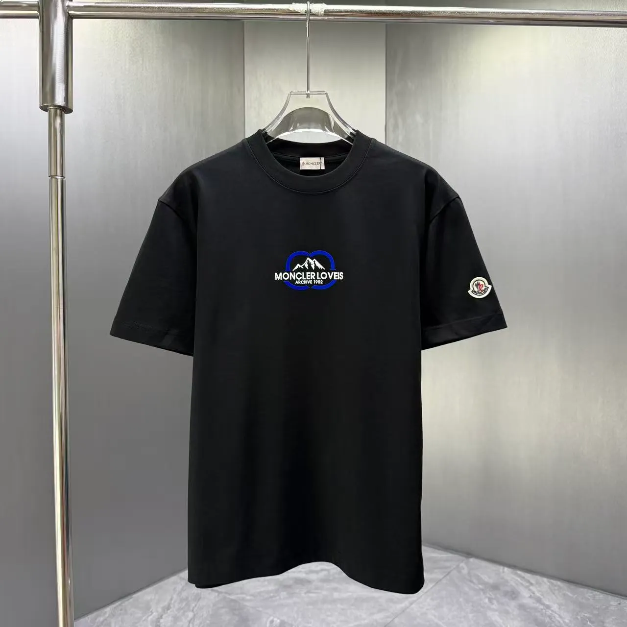 MONCL* * 2026 New Arrival T logo + ：Black White Dark Blue Sizes：S M L XL XXL